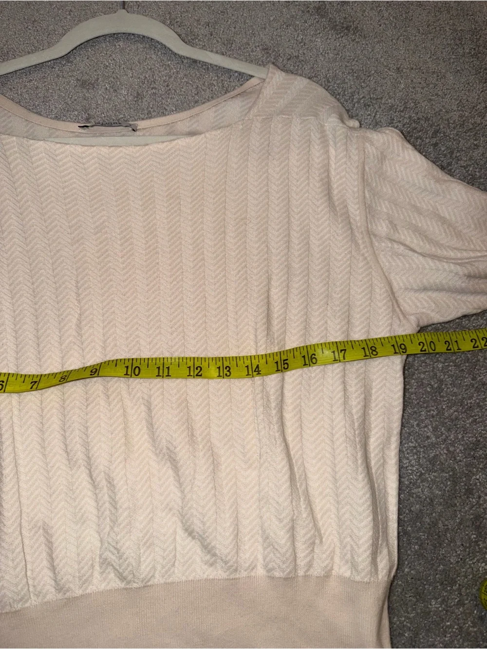 MM Lafleur Cotton Knit Boatneck sweater beige neutral minimal classic business L - Picture 9 of 10